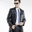 Image result for Men's Long Leather Trench Coat