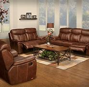 Image result for Top Grain Leather Reclining Sofa