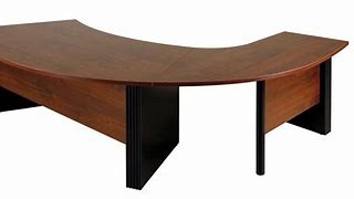 Image result for Curved Corner Desk Furniture Design