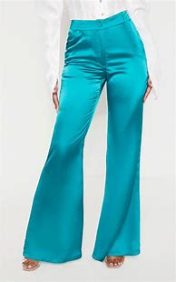 Image result for Silver Satin Pants