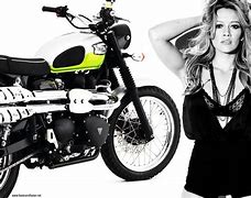 Image result for Scrambler Triumph Girl Motorcycle