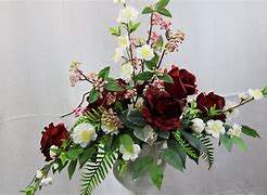 Image result for Silk Flower Centerpieces