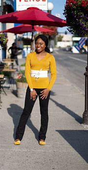 Image result for Yellow Sweater