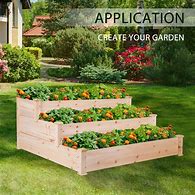 Image result for Wood Tiered Planter