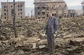 Image result for Hiroshima Aerial Photo Colorized