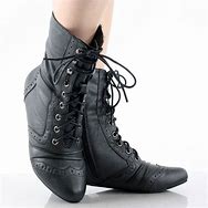Image result for Steampunk Lace Up Boots