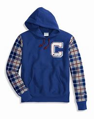 Image result for Plaid Champion Hoodie
