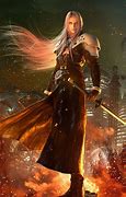 Image result for Sephiroth FF7 Remake Action