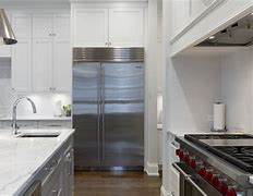 Image result for Stainless Steel Countertops White Cabinets