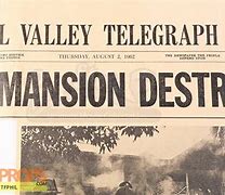 Image result for Back to the Future Newspaper Article Brown Mansion
