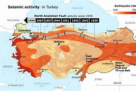 Image result for Turkey Earthquake Zones
