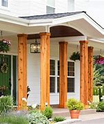 Image result for Wood Front Porch Columns