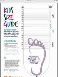 Image result for Child's Shoe Size Chart
