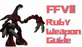 Image result for FF7 Ruby Weapon-Based Gundam