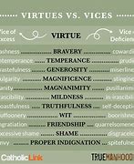 Image result for Opposite of Virtues