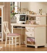 Image result for Cream Colored Desk