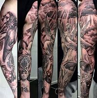 Image result for Religious Tattoo Sleeves