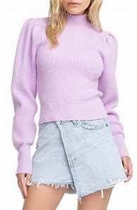 Image result for Purple Sweater with Floral Sleeves