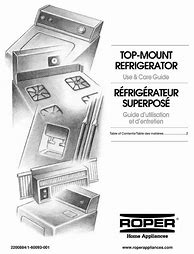 Image result for Roper Refrigerator Model Rt14bkxsq00