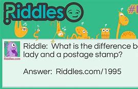 Image result for Stamp Riddle