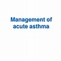 Image result for Acute Asthma Exacerbation Treatment