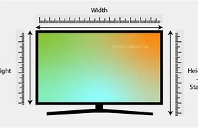 Image result for Flat Screen TV Sizes Dimension Chart