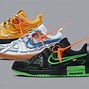 Image result for Off White Sneakers Blue and Orange