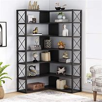 Image result for Black 5 Shelf Bookcase