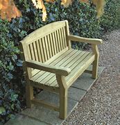 Image result for Small Outdoor Wood Bench