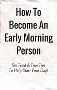 Image result for Waking Up Early Quotes