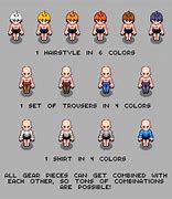 Image result for Pixel RPG Character