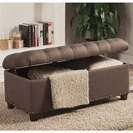 Image result for ottoman storage bench