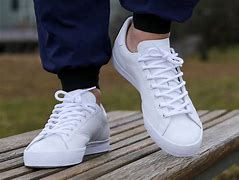Image result for Men's Adidas White Tennis Shoes