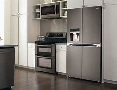 Image result for Black Stainless Steel Appliances Kitchens LG
