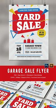 Image result for Editable Yard Sale Flyer Template