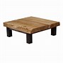 Image result for Rustic Square Coffee Table