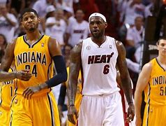 Image result for Paul George Stand Next LeBron