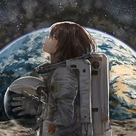 Image result for Girl in Space Pintrest Anime