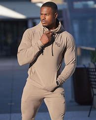 Image result for Khaki Tapered Sweatpants