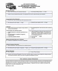 Image result for Bell Ambulance Transport Form