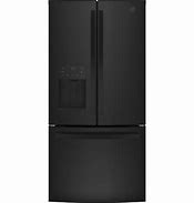 Image result for Black Aluminum GE French Door Refrigerator