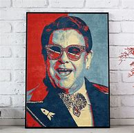 Image result for Elton John Poster Art