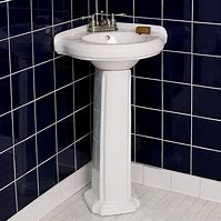 Image result for Corner Pedestal Sink