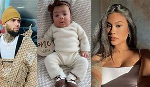 Image result for Chris Brown Insta New Baby