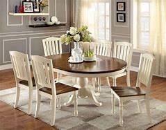 Image result for Oval Extendable Dining Table