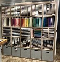 Image result for Craft Room Organization and Cabinets