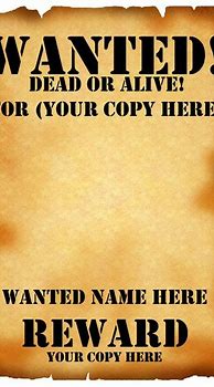 Image result for Most Wanted Template Editable