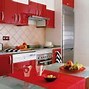 Image result for Modern Red Kitchen