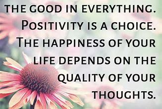 Image result for Thought for the Day On Thinking Positive