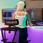 Image result for Gaming Desk with Monitor Stand